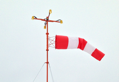 Windsocks for heliports and airports