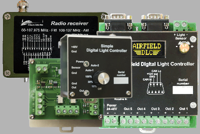 Airfield lights control system